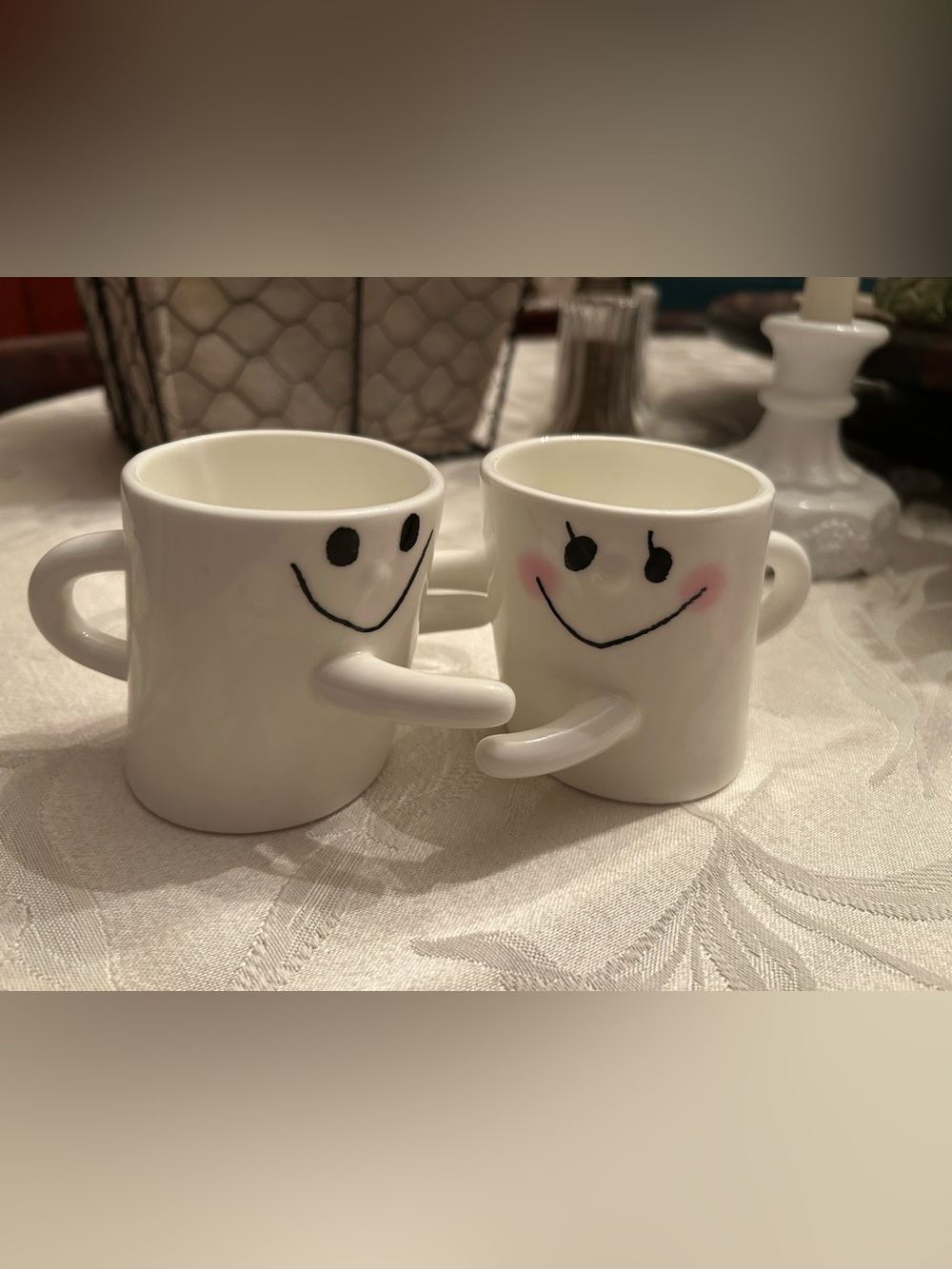 Ghost hugging mugs set of two Buyneed